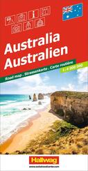 Hallwag Strassenkarte Australien 1:4 Mio.