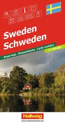 Hallwag Strassenkarte Schweden 1:750.000
