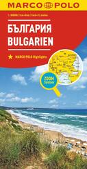 MARCO POLO L&auml;nderkarte Bulgarien 1:800 000