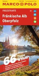 MARCO POLO Freizeitkarte 34 Fr&auml;nkische Alb, Oberpfalz 1:100.000