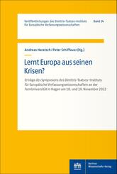 Lernt Europa aus seinen Krisen?