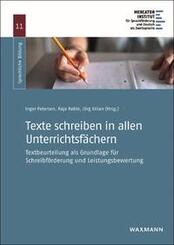 Texte schreiben in allen Unterrichtsf&auml;chern