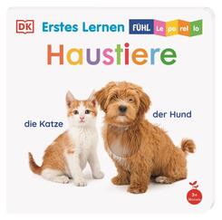 Erstes Lernen F&uuml;hl-Leporello. Haustiere