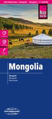 Reise Know-How Landkarte Mongolei | Mongolia (1:1.600.000)