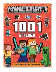 Minecraft: 1001 Sticker: Stickern - R&auml;tseln - Ausmalen
