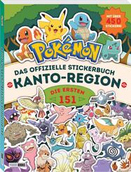 Pok&eacute;mon: Das offizielle Stickerbuch Kanto-Region - Die ersten 151