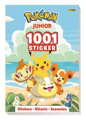 Pok&eacute;mon Junior: 1001 Sticker - Stickern - R&auml;tseln - Ausmalen