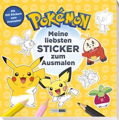 Pok&eacute;mon: Meine liebsten Sticker zum Ausmalen