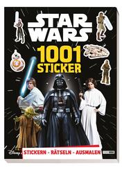 Star Wars: 1001 Sticker - Stickern - R&auml;tseln - Ausmalen