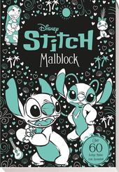 Disney Stitch: Malblock: &uuml;ber 60 lustige Motive zum Ausmalen!