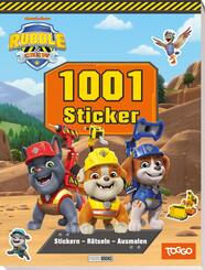Rubble & Crew: 1001 Sticker: Stickern - R&auml;tseln - Ausmalen