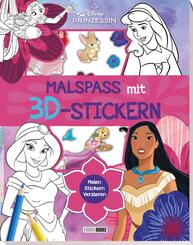 Disney Prinzessin: Malspa&szlig; mit 3D-Stickern