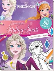 Disney Die Eisk&ouml;nigin: Zauberhafter Styling-Spa&szlig;: Stickern, Malen, Stylen