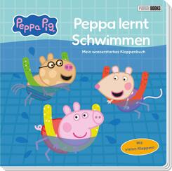 Peppa Pig: Peppa lernt Schwimmen - Mein wasserstarkes Klappenbuch