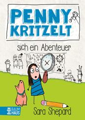 Penny kritzelt sich ein Abenteuer