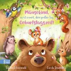 M&auml;usekind, es ist so weit, dein gro&szlig;er Tag: Geburtstagszeit!