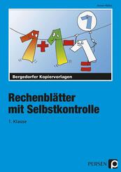 Rechenbl&auml;tter mit Selbstkontrolle - 1. Klasse