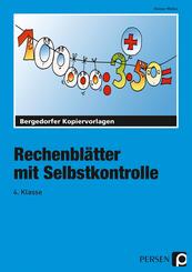 Rechenbl&auml;tter mit Selbstkontrolle - 4. Klasse