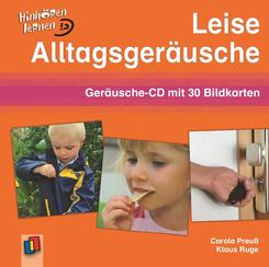 Leise Alltagsger&auml;usche,1 Audio-CD + 30 Bildkarten
