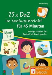 25 x DaZ im Sachunterricht f&uuml;r 45 Minuten - Klasse 1-4