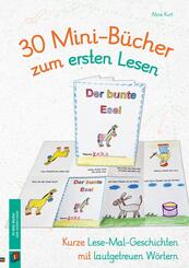 30 Mini-B&uuml;cher zum ersten Lesen