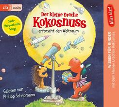 Alles klar! Der kleine Drache Kokosnuss erforscht den Weltraum,1 Audio-CD