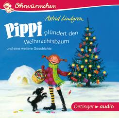 Pippi pl&uuml;ndert den Weihnachtsbaum und eine weitere Geschichte,1 Audio-CD