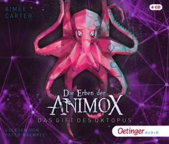 Die Erben der Animox 2. Das Gift des Oktopus,4 Audio-CD