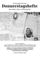 Archivf&uuml;hrer zur Geschichte der Juden in Essen