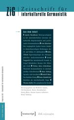 Zeitschrift f&uuml;r interkulturelle Germanistik
