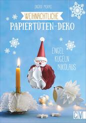Weihnachtliche Papiert&uuml;ten-Deko