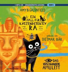 Ein Fall f&uuml;r Katzendetektiv Ra - Das verschwundene Amulett,1 Audio-CD, 1 MP3