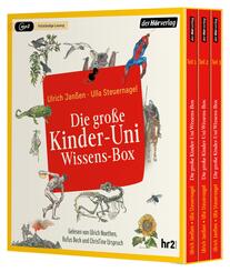 Die gro&szlig;e Kinder-Uni Wissens-Box,3 Audio-CD, 3 MP3