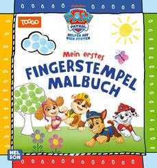 PAW Patrol Kindergartenheft: Mein erstes Fingerstempel-Malbuch