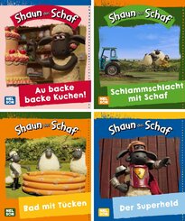 Nelson Mini-B&uuml;cher: 4er Shaun das Schaf 1-4