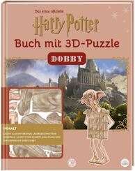 Harry Potter - Buch mit Dobby-Figuren-Holzbau-Set