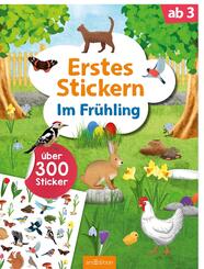Erstes Stickern - Im Fr&uuml;hling