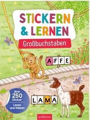 Stickern & Lernen - Gro&szlig;buchstaben