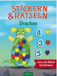 Stickern & R&auml;tseln ab 3: Stickern & R&auml;tseln - Drachen