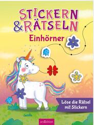 Stickern & R&auml;tseln - Einh&ouml;rner