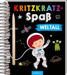 Kritzkratz-Spa&szlig; Weltall