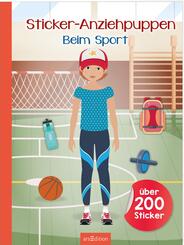 Sticker-Anziehpuppen -  Beim Sport