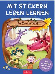 Mit Stickern Lesen lernen - Im Zauberwald