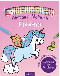 Diamant-Malbuch Einh&ouml;rner
