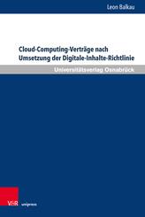 Cloud-Computing-Vertr&auml;ge nach Umsetzung der Digitale-Inhalte-Richtlinie
