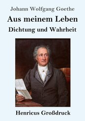 Aus meinem Leben. Dichtung und Wahrheit (Gro&szlig;druck)