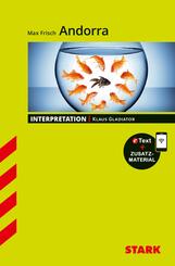 STARK Max Frisch: Andorra - Deutsch - Interpretationen, m. 1 Buch, m. 1 Beilage