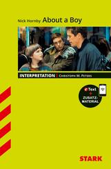 STARK Nick Hornby: About a Boy - Englisch - Interpretationen, m. 1 Buch, m. 1 Beilage