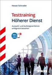 STARK Testtraining - H&ouml;herer Dienst (Beamtentest), m. 1 Buch, m. 1 Beilage