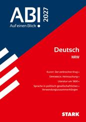 STARK Deutsch - Abi - Auf einen Blick! 2027 NRW